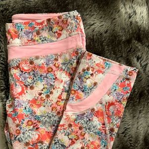 Lululemon floral leggings